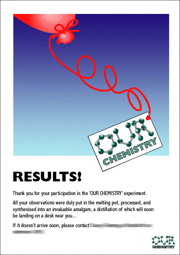 It's out now: several figures on a hillside each holding up a white envelope