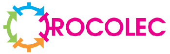 colourful logo in orange, green, cyan and magenta; incorporating the electrical symbol for a brige modified to form a circle which is echoed visually in the round letterforms of the company name